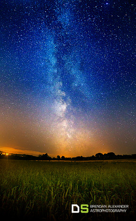 Green Fields & Milky Way