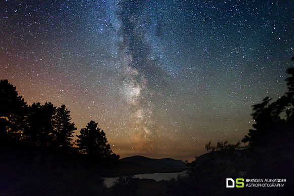 Milky Way from Glenveagh National Park