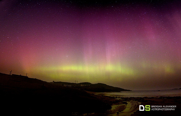 Aurora Borealis From Ireland on St. Patrick's Night