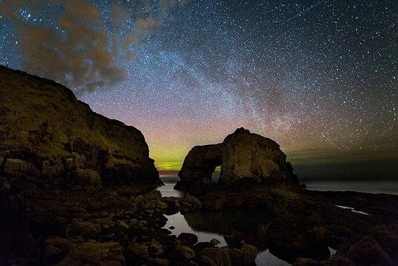 The Great Pollet Sea Arch & The Northern Milky Way