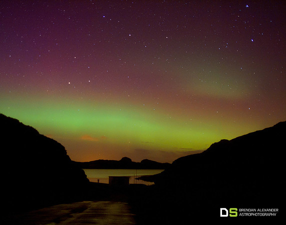 Aurora Over Lough Salt