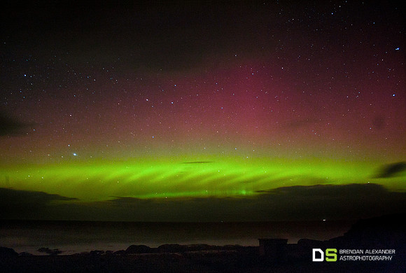Aurora Dances Over Fanad Head