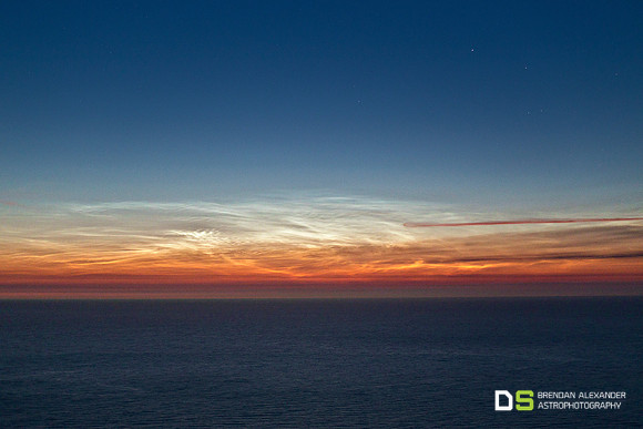 Noctilucent Clouds over the Atlantic