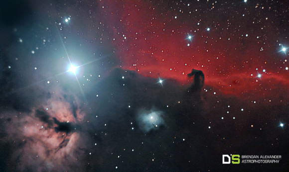 The Horsehead & Flame Nebulae