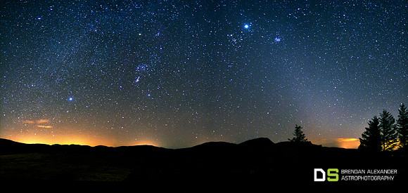 Zodiacal Light and the Winter Stars