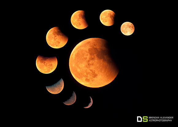Total Lunar Eclipse Unfolds
